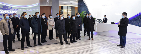 北京市代表团莅临新松公司参观调研