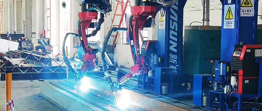 新松埋件机器人智能焊接系统成功应用于葛洲坝集团